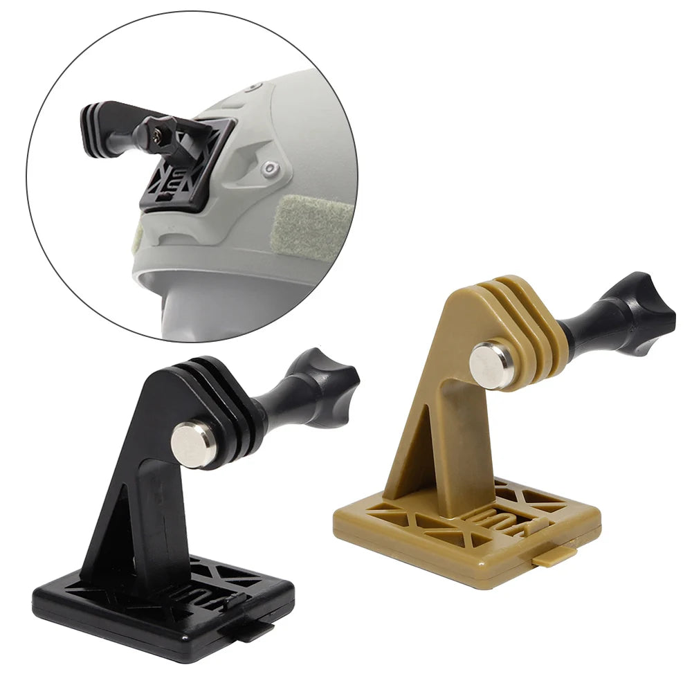 Tactical Helmet Adapter Stand - Front Mount for Action Cameras, Fixed Installation for GoPro Hero, Airsoft Helmet Accessories