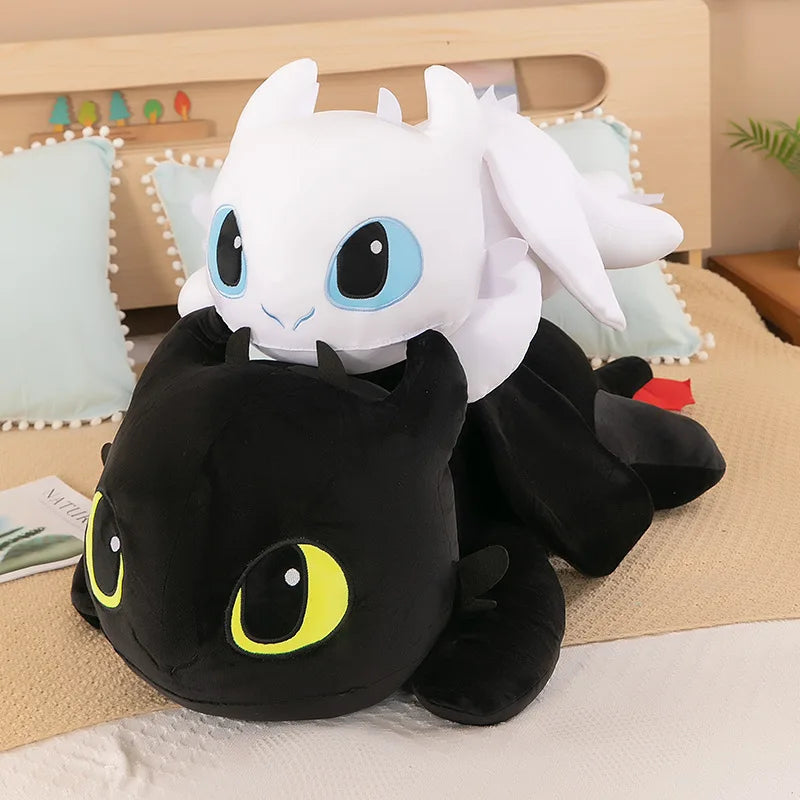 MINISO Little Flying Dragon Plush Toy - Toothless Doll Pillow, Party Model, Ideal Birthday Gift for Girls