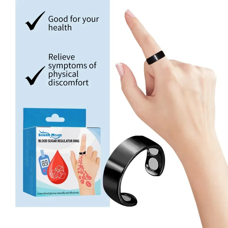 Say Goodbye to Snoring: Magnetic Therapy Acupressure Anti-Snore Device Ring - Effective Sleep Aid Against Snoring - Non-Invasive Treatment for Better Sleep