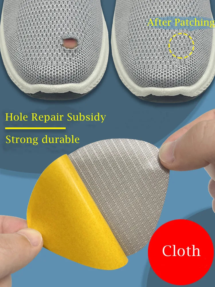 Sports Shoes Repair Patches - Adhesive Heel and Vamp Insoles for Sneaker Foot Care