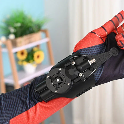 Spider-Man Web Shooters Wrist Launcher - Upgraded Peter Parker Cosplay Gadget Set, Toys for Kids, Perfect Gift