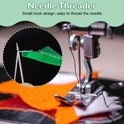 10PCS Auto Needle Threader: Fish Type Wire Loop DIY Threader for Sewing Embroidery Machine - Fast and Simple Needle Threading