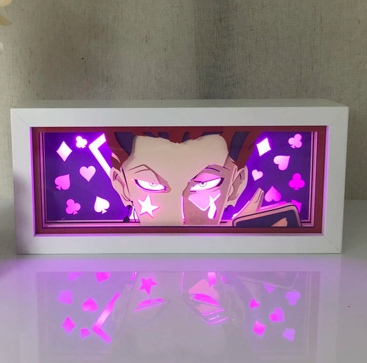 3D LED Anime Shadow Lamp – Laser Carving Night Light, Table Lamp for Room Decoration, Party and Gift