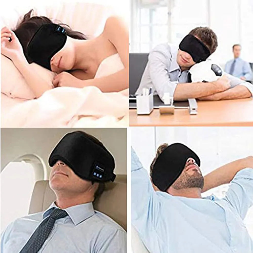 Unwind with Bluetooth Sleeping Headphones Eye Mask - The Perfect Blend of Comfort and Music