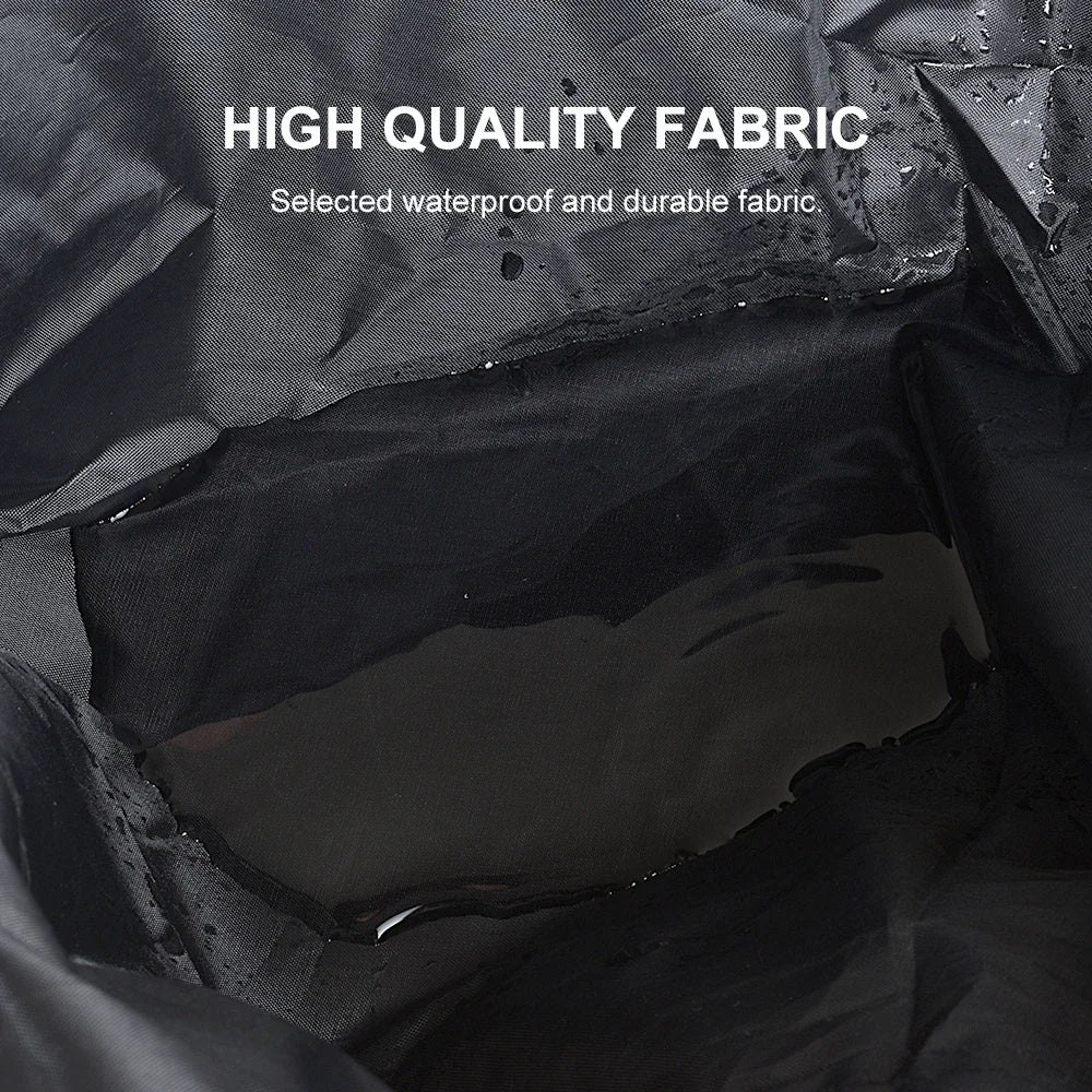 Waterproof Motorcycle Cover: All-Season Dustproof UV Protective Scooter Cover - Wear-Resistant Fabric for Outdoor and Indoor Use