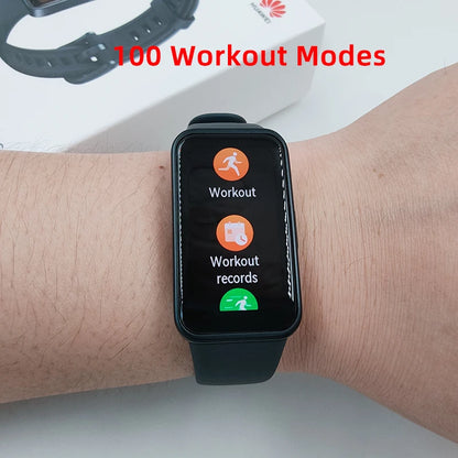 2023 New Original HUAWEI Band 8 - Smart Band with 1.47'' AMOLED Screen, All-Day Blood Oxygen, Heart Rate Monitoring, 2 Weeks Battery Life