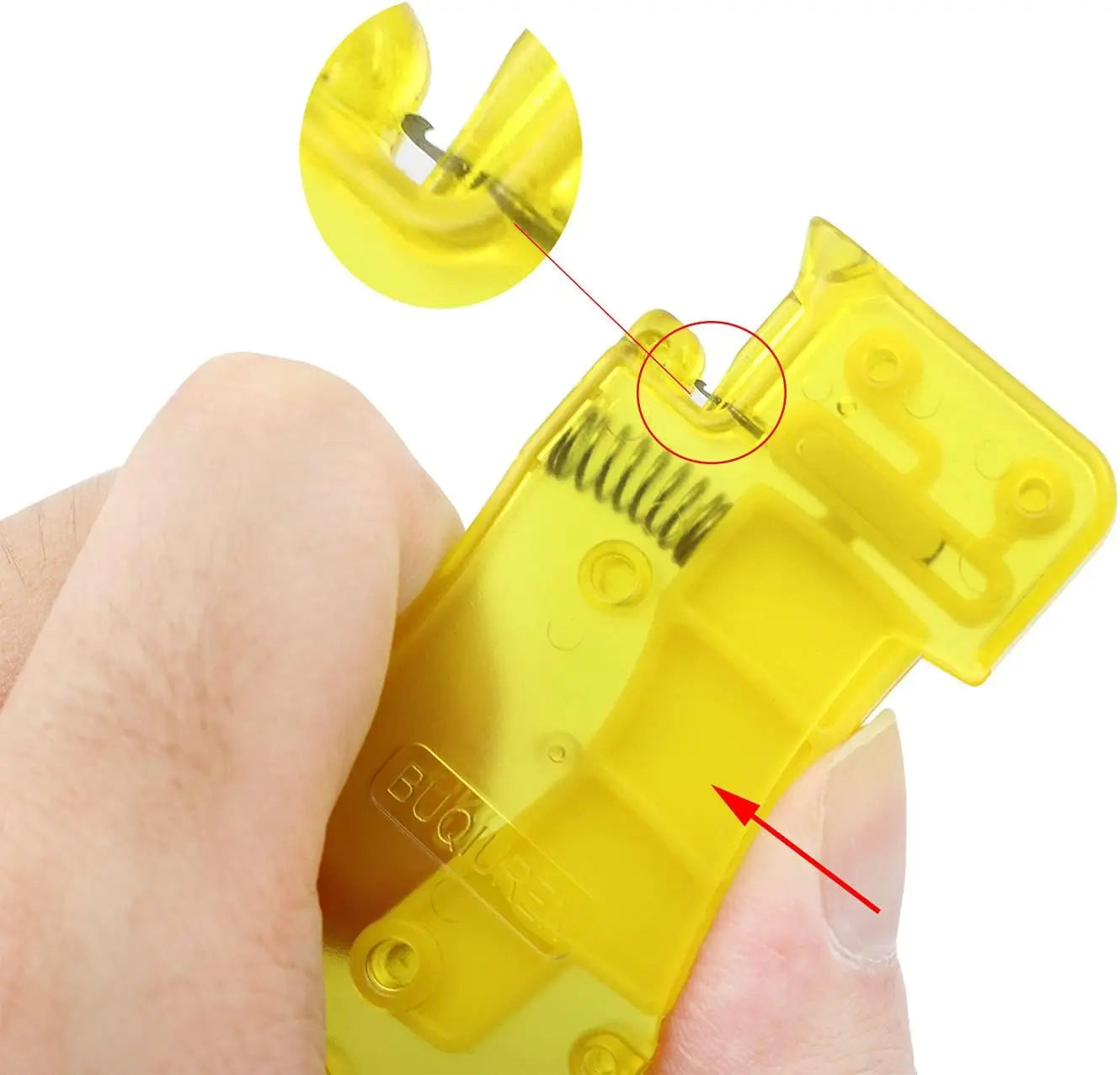 Automatic Easy Needle Threader Tool: Self-Thread Guide Plastic Sewing Accessories - Quick Hand Stitching, Needle Threading Aid