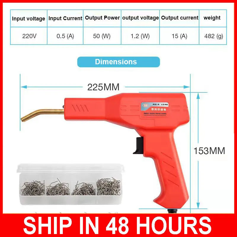 Plastics Welder Gun Hot Staplers | Welding Machine for Staple Repair | Car Bumpers Repairing Stapler Welding Tools