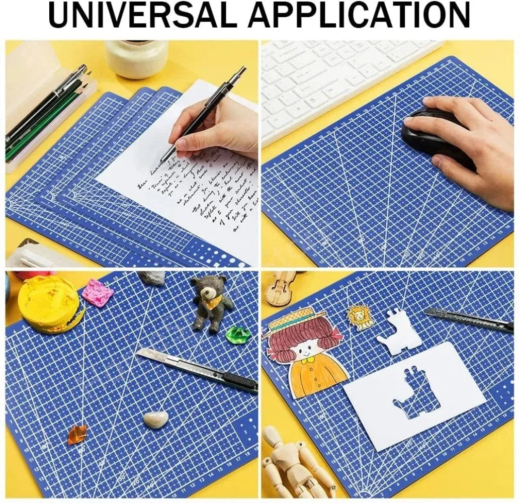 A3 PVC Cutting Mat: Single-Sided Patchwork Cut Pad for Workbench Sewing and DIY Projects - Engraving and Leather Cutting Board