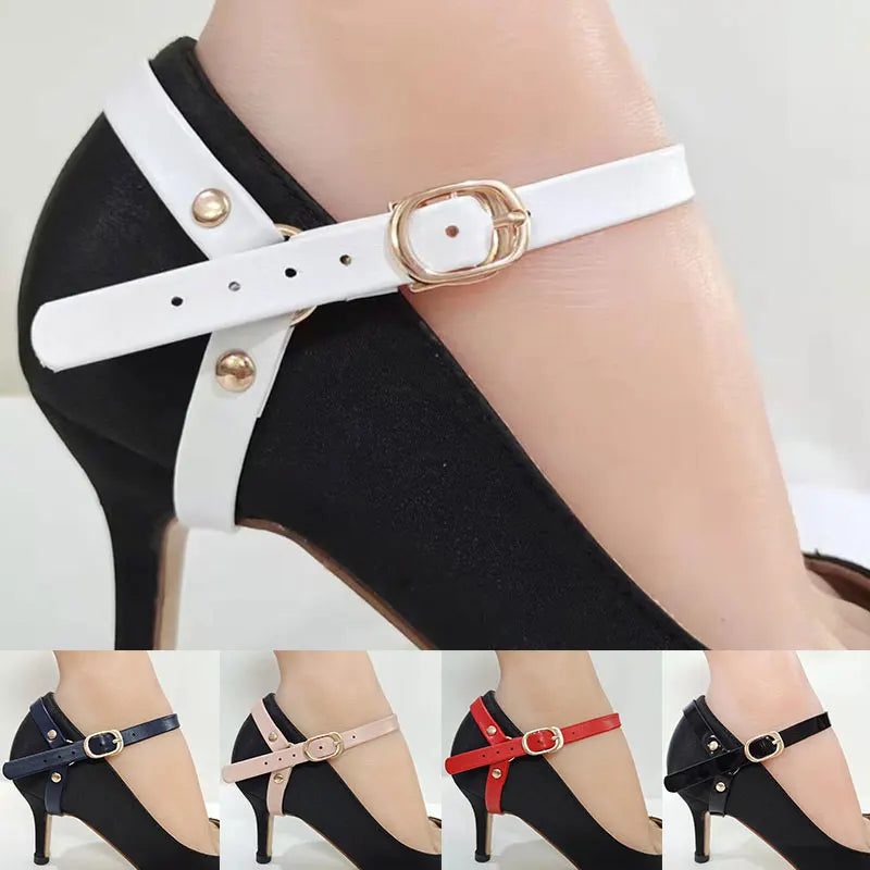 Adjustable Ankle Shoes Belt Bundle Shoelace - Anti-Skid Straps for Women's High Heels - Secure and Fashionable Shoe Accessories