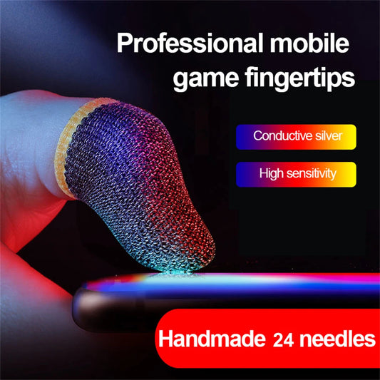 1-10 Pcs PUBG Gaming Finger Sleeves – Breathable, Sweatproof, Anti-Slip Fingertip Covers, Thumb Gloves for Mobile