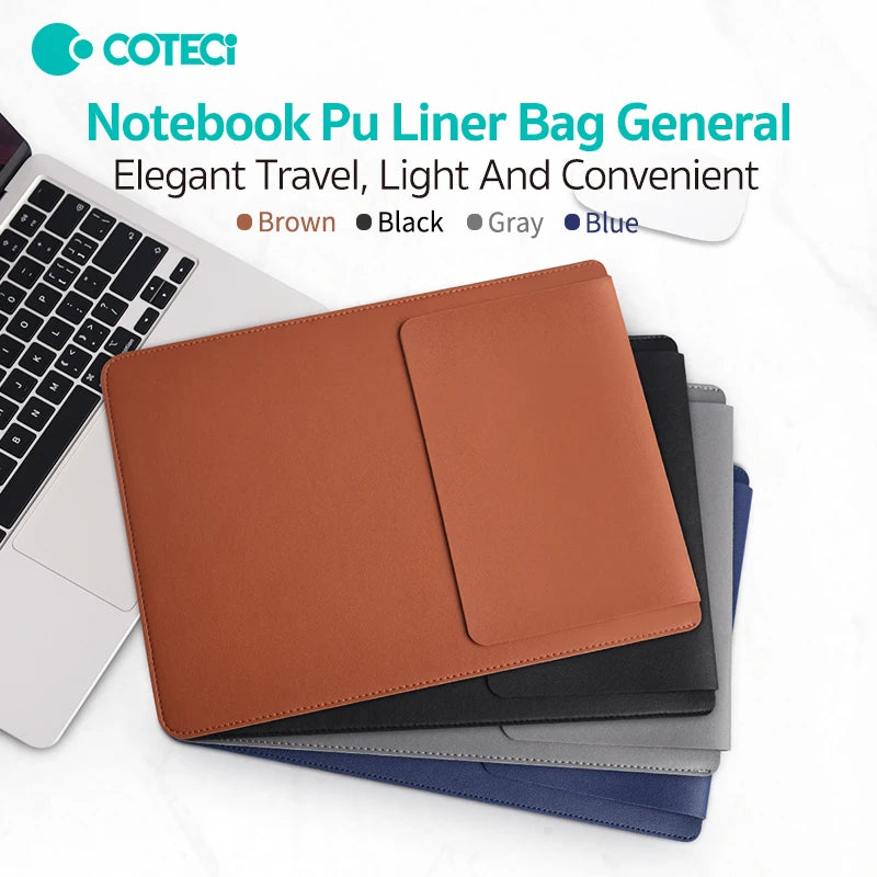 Coteci Laptop Sleeve Bag Case - For Apple MacBook Air Pro 13 M1 M2 2020 & ASUS Notebooks 11-16 Inches