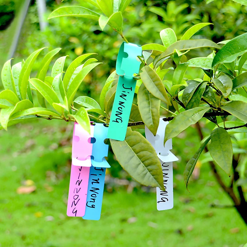 Waterproof Plastic Plant Markers - 50-100pcs Plant Hanging Tags, Gardening Label Tools for Garden Pots & Planters