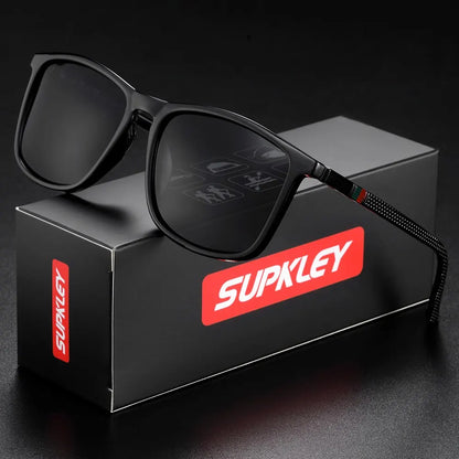 SUPKLEY Sports Sunglasses for Men: Polarized Square Sun Glasses, Comfortable Lightweight Eyewear Accessory with Original Design