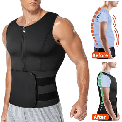 Adjustable Clavicle Posture Corrector: Men & Women Upper Back Brace - Shoulder & Lumbar Support Belt for Posture Correction