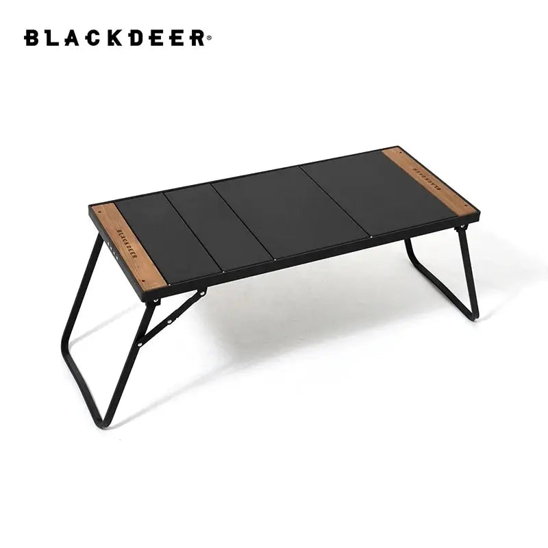 BLACKDEER Camping IGT Table – Folding Aluminum Alloy, Multifunctional Portable BBQ Grill, Wood Table for Outdoor Picnic and Fishing