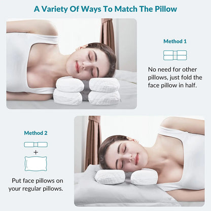 Memory Foam Anti-Wrinkle Beauty Pillow – Face Relaxation and Wrinkle Prevention for Anti-Aging