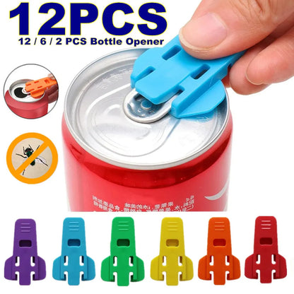 Easy-to-Use Portable Bottle and Can Opener - Compact, Reusable Kitchen Tool for Beer, Cola, and Sealed Drinks, Ideal for Camping and Home Use