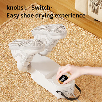 Electric Shoe Dryer & Deodorizer: UV Foot Boot Warmer for Fast Drying - Multifunction Socks Dryer to Eliminate Odor