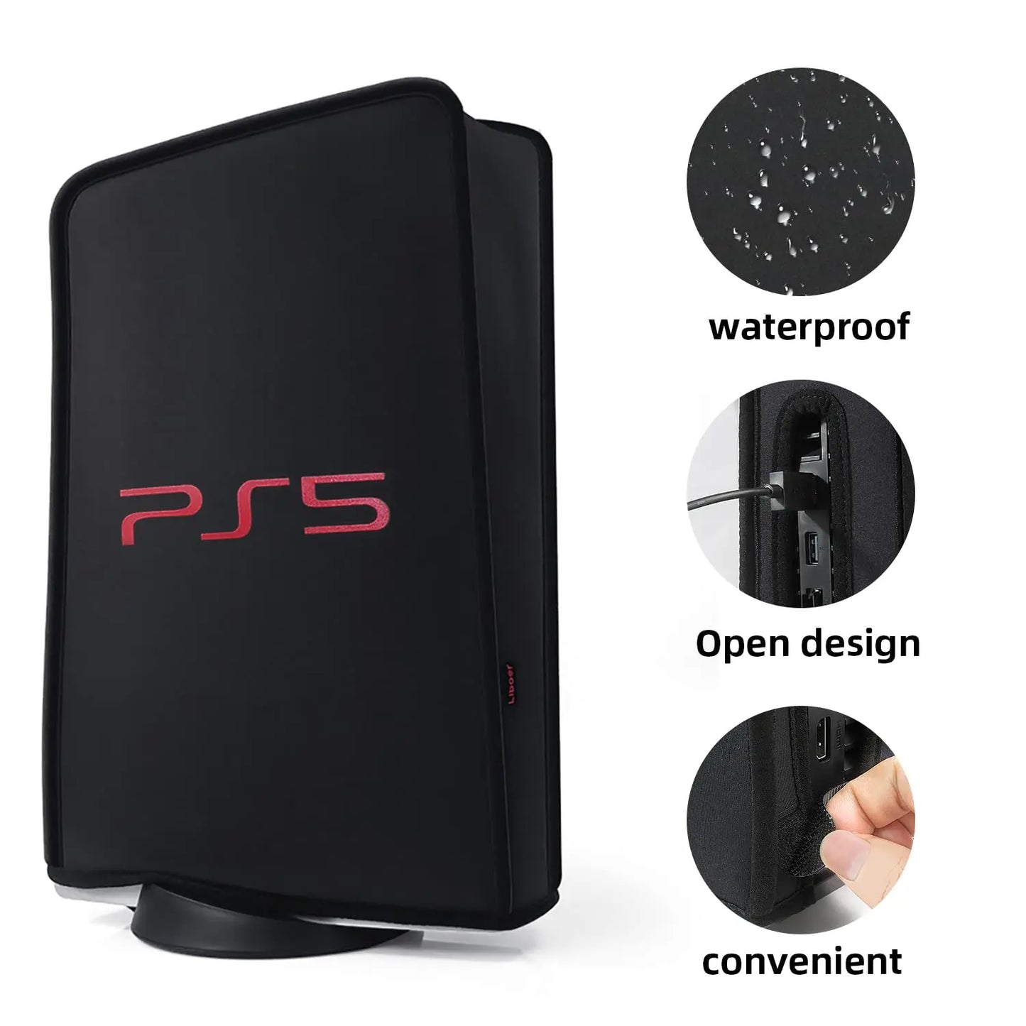 Dust Cover for PlayStation 5 Console, Scratch-Proof, Washable Protective Case for PS5 Digital and Disc Edition Accessories