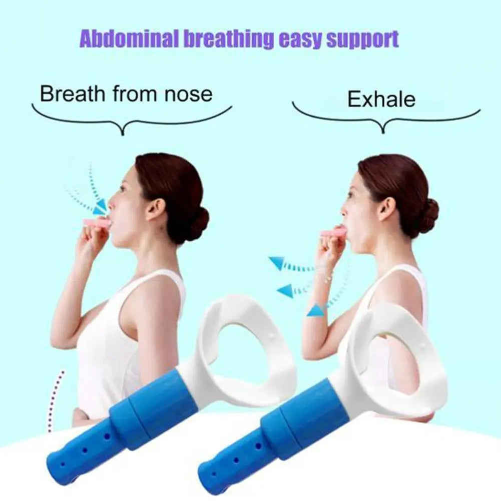 Abdominal Breathing Trainer: Lung Face Respirator Fitness Equipment - Household Healthy Care Accessory