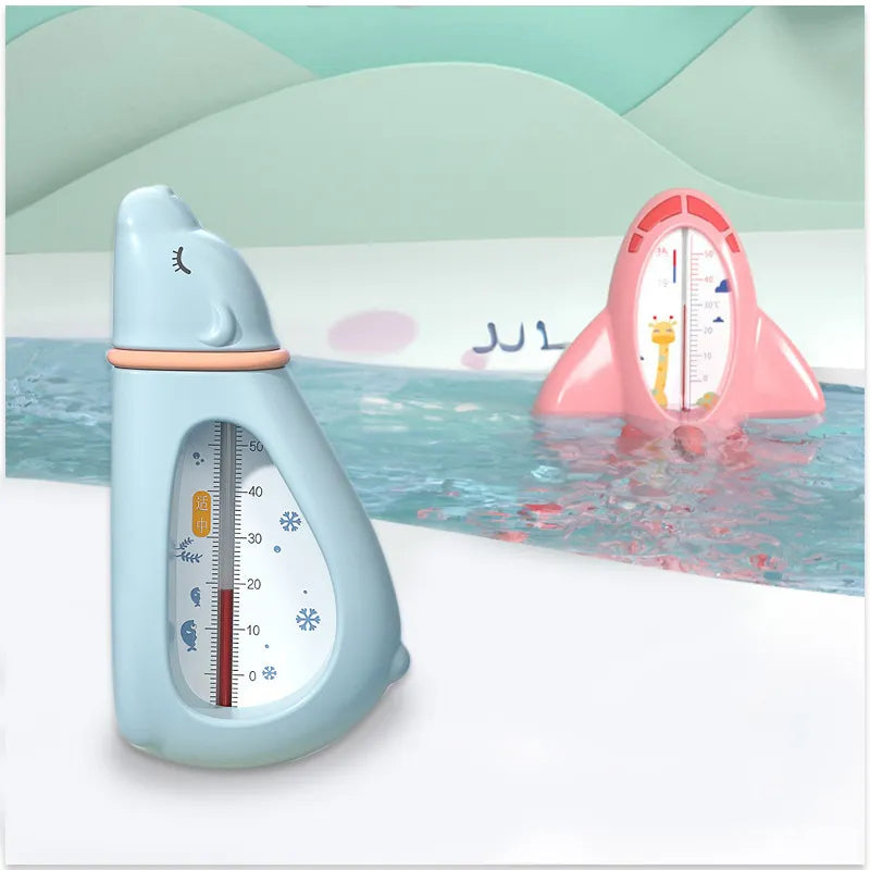 Baby Bath Thermometer - Aircraft Shaped Floating Waterproof Sensor for Safe Water Temperature Monitoring