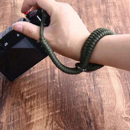 Camera Strap Wrist Grip: Paracord Braided Wristband for Pentax, Panasonic DSLR Camera Accessories