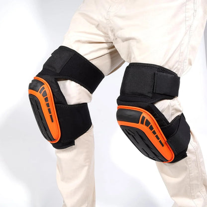 Heavy Duty Knee Pads for Work - Gel Cushion and Anti-Slip Straps for Construction, Flooring, and Gardening