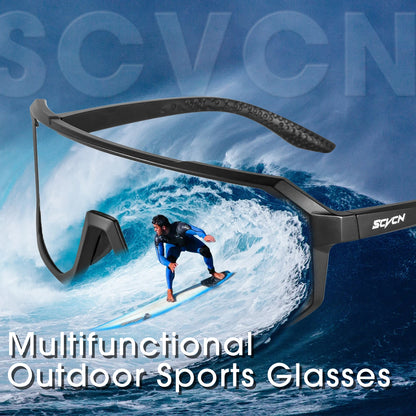 SCVCN Outdoor Cycling Glasses – UV400 Bike Sunglasses for Men and Women – Sports MTB Goggles for Riding and Hiking