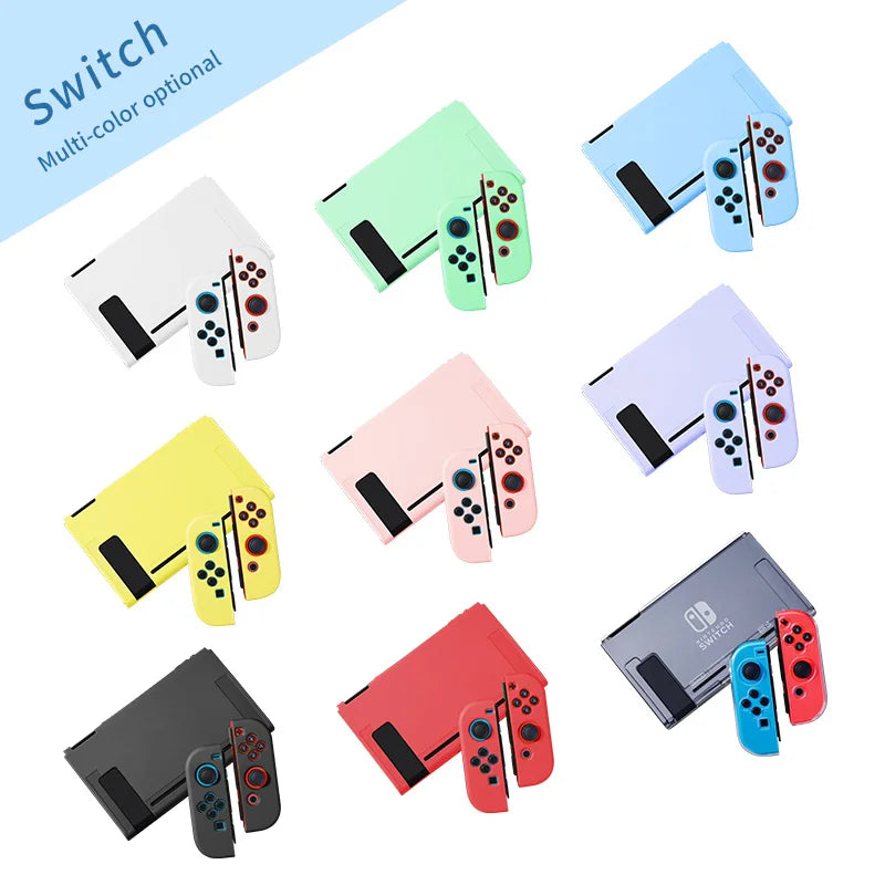 Nintendo Switch OLED Protective Case: Compatible with Console and Joy-Cons - Dock Insertion with Shell