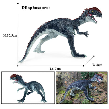 Oenux Dinosaurs World Action Figures - Savage Jurassic Collection Featuring Indominus Rex, Spinosaurus and Triceratops, Ideal Kids Gift