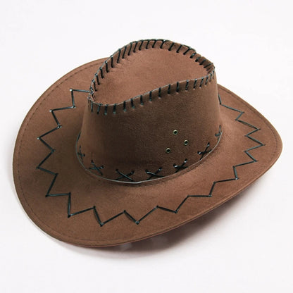 Fashion Simple Kids Cowboy Hat - Western Child Cowgirl Hats for Halloween and Birthday Costume Accessories, Holiday Decor