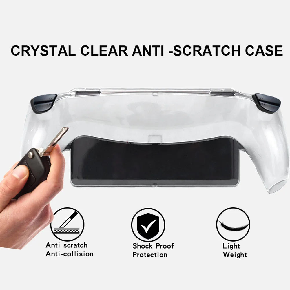 Transparent Protection Cover for Sony PlayStation Portal - Shockproof Anti-Scratch Case for PS Portal Console