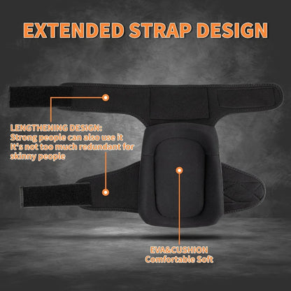 Heavy Duty Knee Pads for Work - Gel Cushion and Anti-Slip Straps for Construction, Flooring, and Gardening