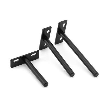 1PCS 3"4"5" Folding Shelf Support Bracket: Hidden Floating Wall Shelf Brackets - Heavy Duty Bracket Support