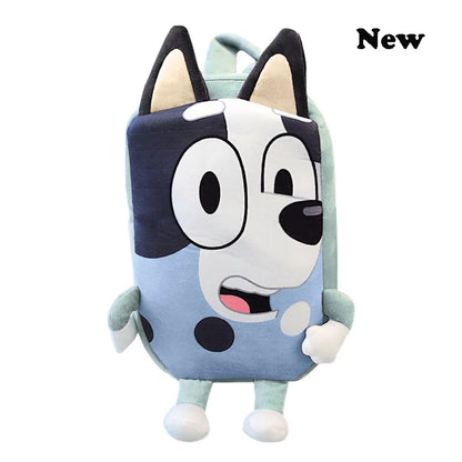 Bluey Cartoon Plush Backpack - Bingo Anime Figure Schoolbag for Kindergarten, Picnic, Travel & Snack Bag, Children's Gift