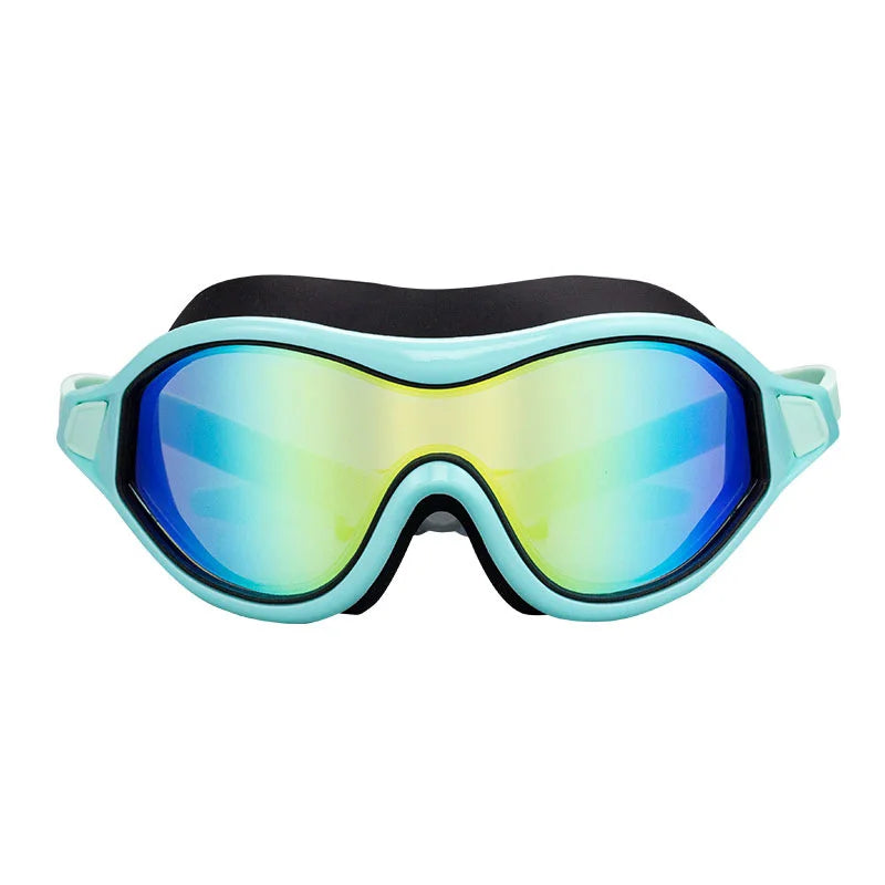 Fashionable Large Frame Swimming Goggles for Adults – High-Quality HD Anti-Fog Swim Glasses