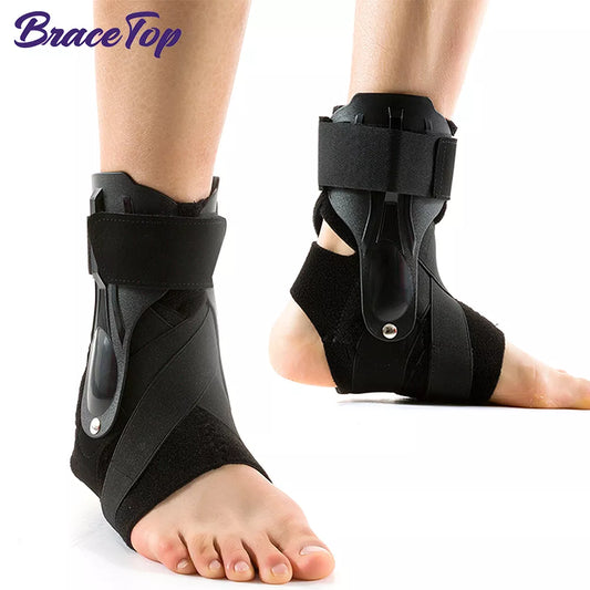 Ankle Sprained Support Brace - Stabilizer Protector for Ankle Injury Recovery, Achilles Tendonitis, Men and Women