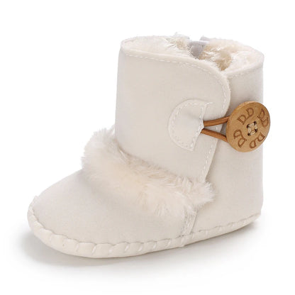 2022 Baby Winter Boots - Warm & Fashionable Toddler Shoes for Girls & Boys 0-18M | Cozy Fuzzy First Walkers