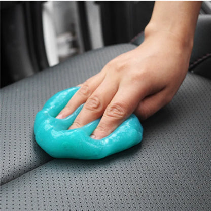 Car Cleaning Gel: Reusable Keyboard Cleaner Gel for Automobile Air Vents - Multiuse Dust Removal Slime, Available in 1 or 2pcs