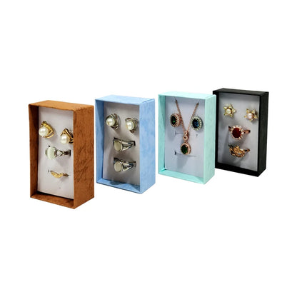 12Pcs Jewelry Gift Boxes - Ring, Necklace, Pendant, Earrings Organizer Display Holder, 5x8x2.5cm Trinket Storage Props