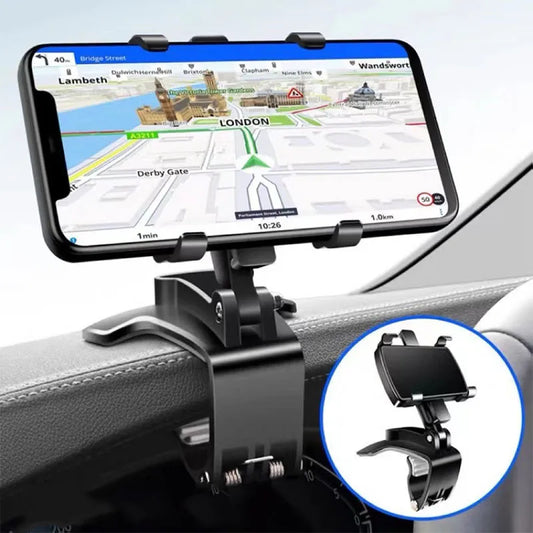 Multi-Function Car Mobile Phone Mount – Instrument Cluster & Rearview Mirror Navigation Bracket