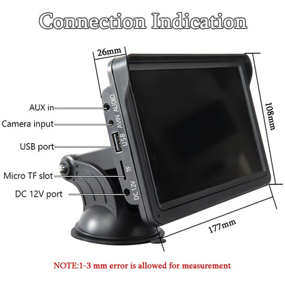 7-inch Portable Touch Screen Car Radio: Multimedia Video Player with CarPlay & Android Auto