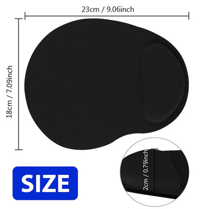 Ergonomic Wrist Rest Mouse Pad - Comfortable Wrist Support, Non-Slip Soft Mousepad for PC, Laptop, Computer