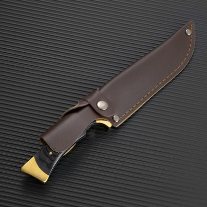 Outdoor Military Tactical Knife – High-Hardness EDC Fixed Blade for Self-Defense, Survival, and Multi-Purpose Cutting