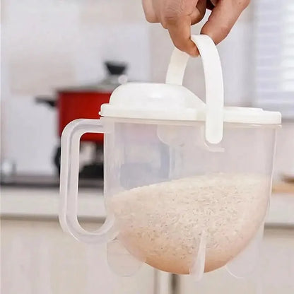 Multifunctional Rice Washing Device: Quick Wash Kitchen Tool for Washing Rice