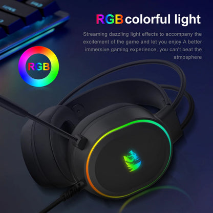 REDRAGON G588 RGB Gaming Headphones – 7.1 USB Surround Sound Computer Headset with Microphone for PC and Laptop