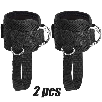 Ankle Straps for Cable Machine - Adjustable Kickback Ankle Cuffs for Glute Workouts and Leg Extensions, Gym Cable Attachment