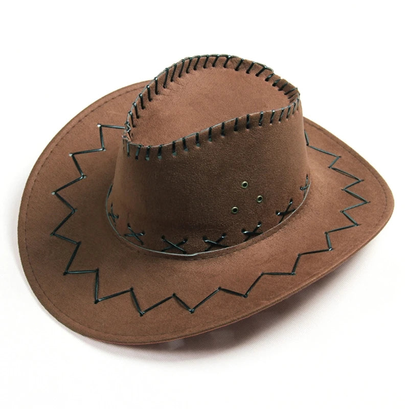 Fashion Simple Kids Cowboy Hat - Western Child Cowgirl Hats for Halloween and Birthday Costume Accessories, Holiday Decor