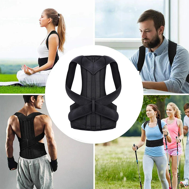 Back Brace Posture Corrector: Upper Back Support for Women and Men - Pain Relief and Improved Posture - Clavicle and Spine Corrector